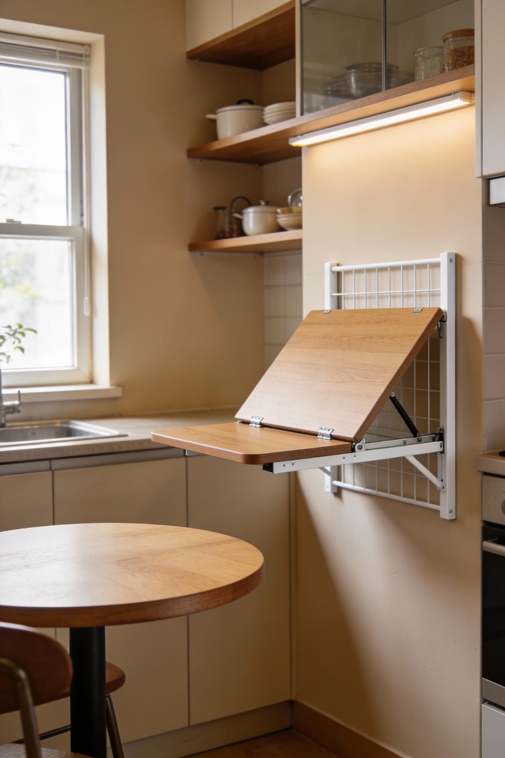 6) A tiny dining nook that still feels inviting