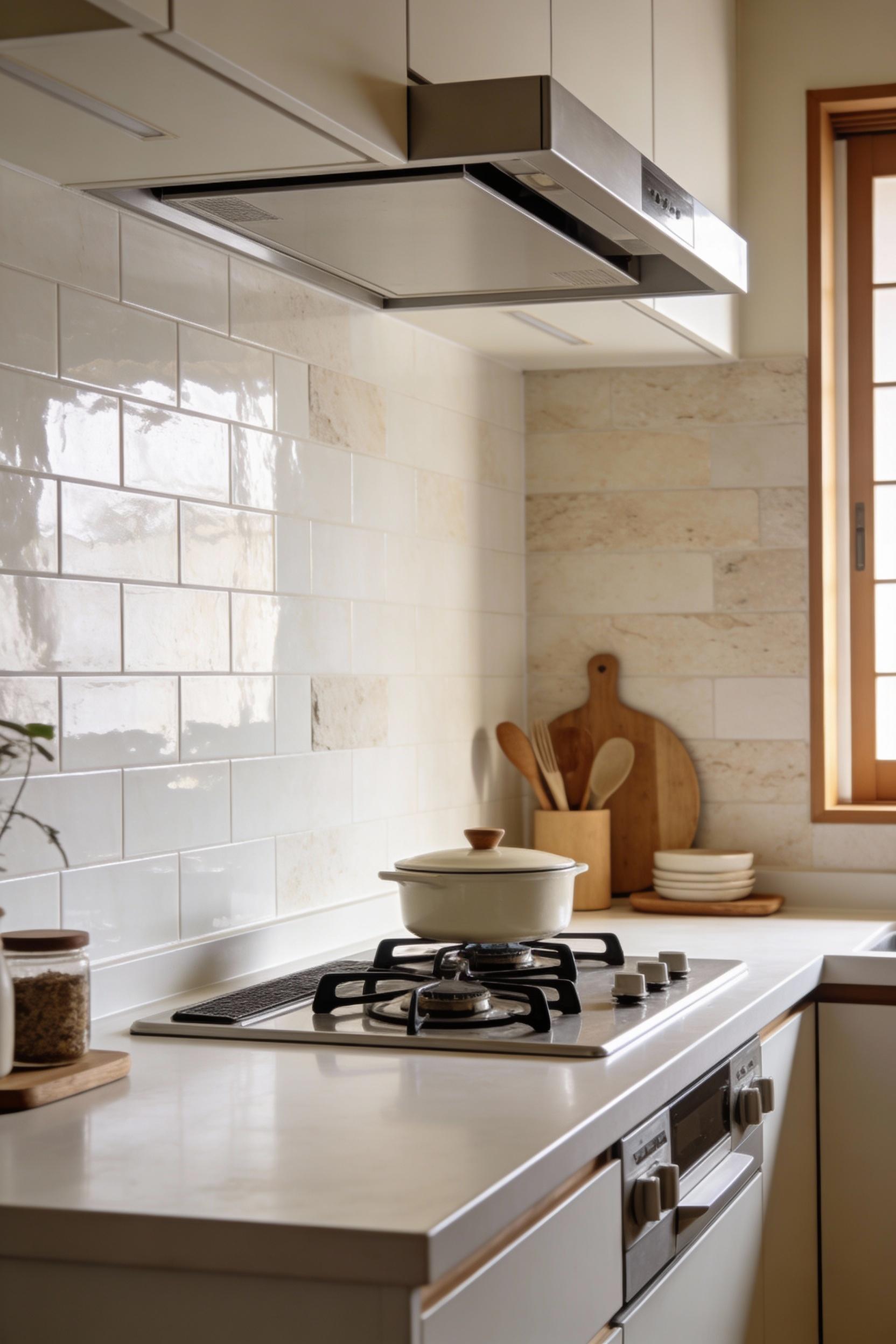 A simple backsplash that feels clean and timeless