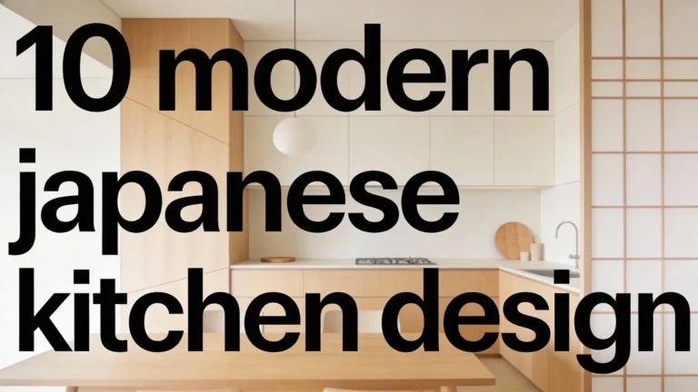 modern japanese kitchen design ideas