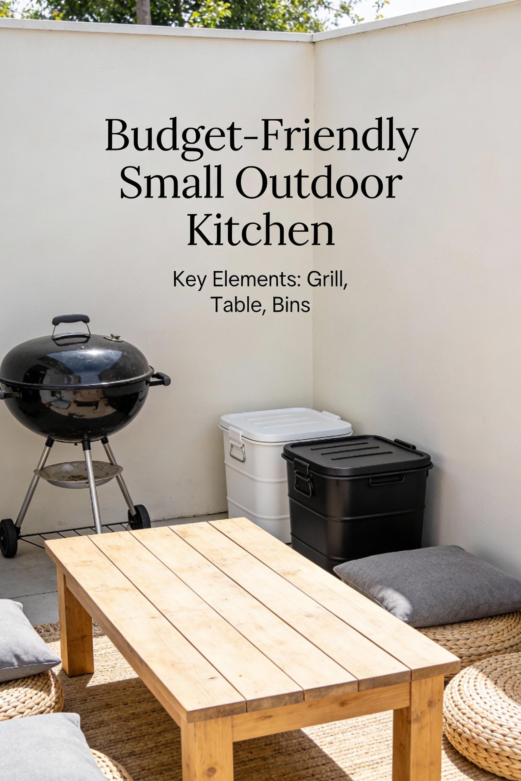 Outdoor kitchen ideas on a budget that still look considered