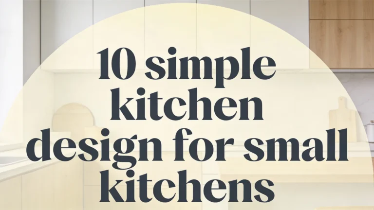 simple kitchen design small kitchens