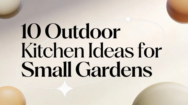 small garden outdoor kitchen ideas