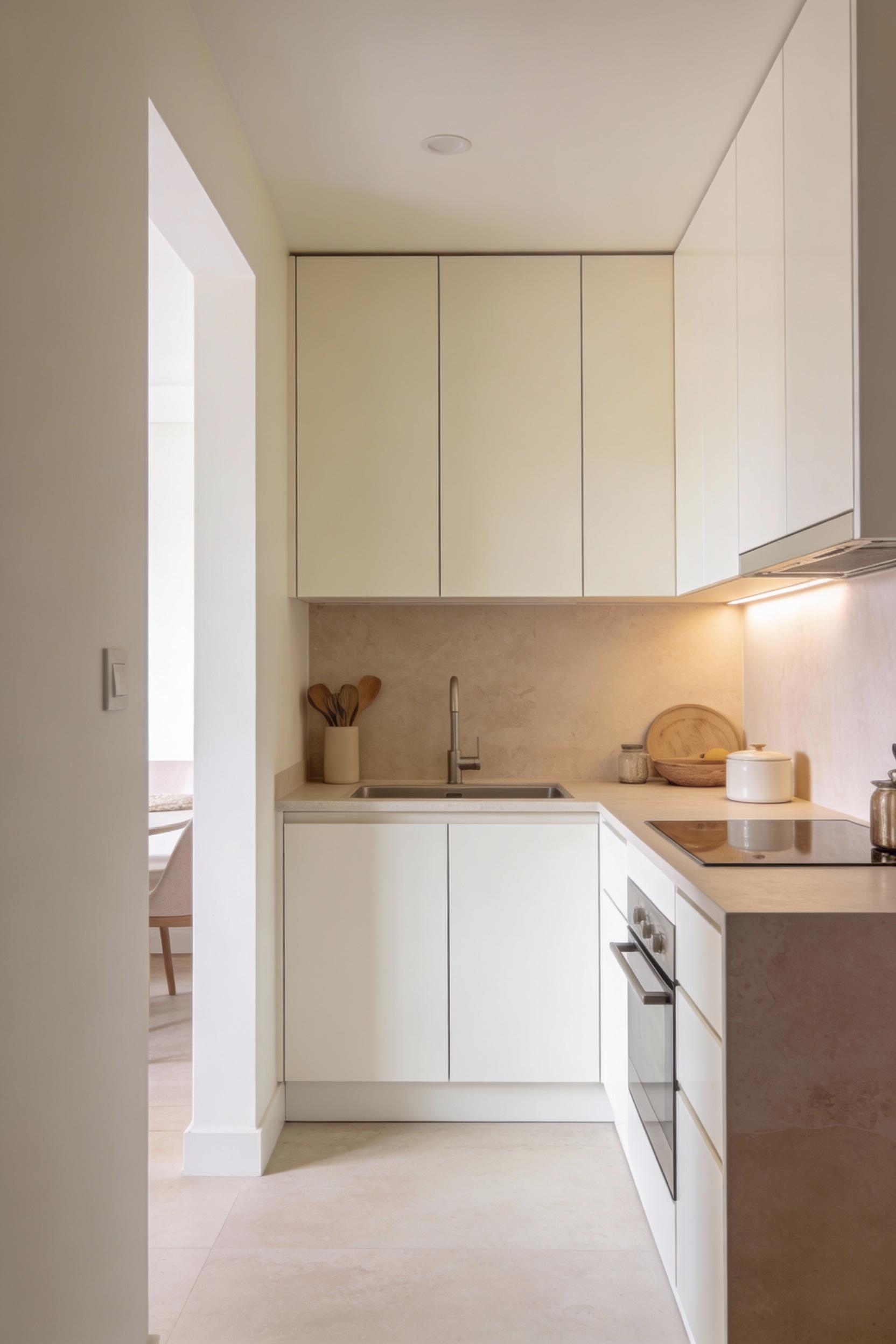 Start with light colors that bounce daylight around