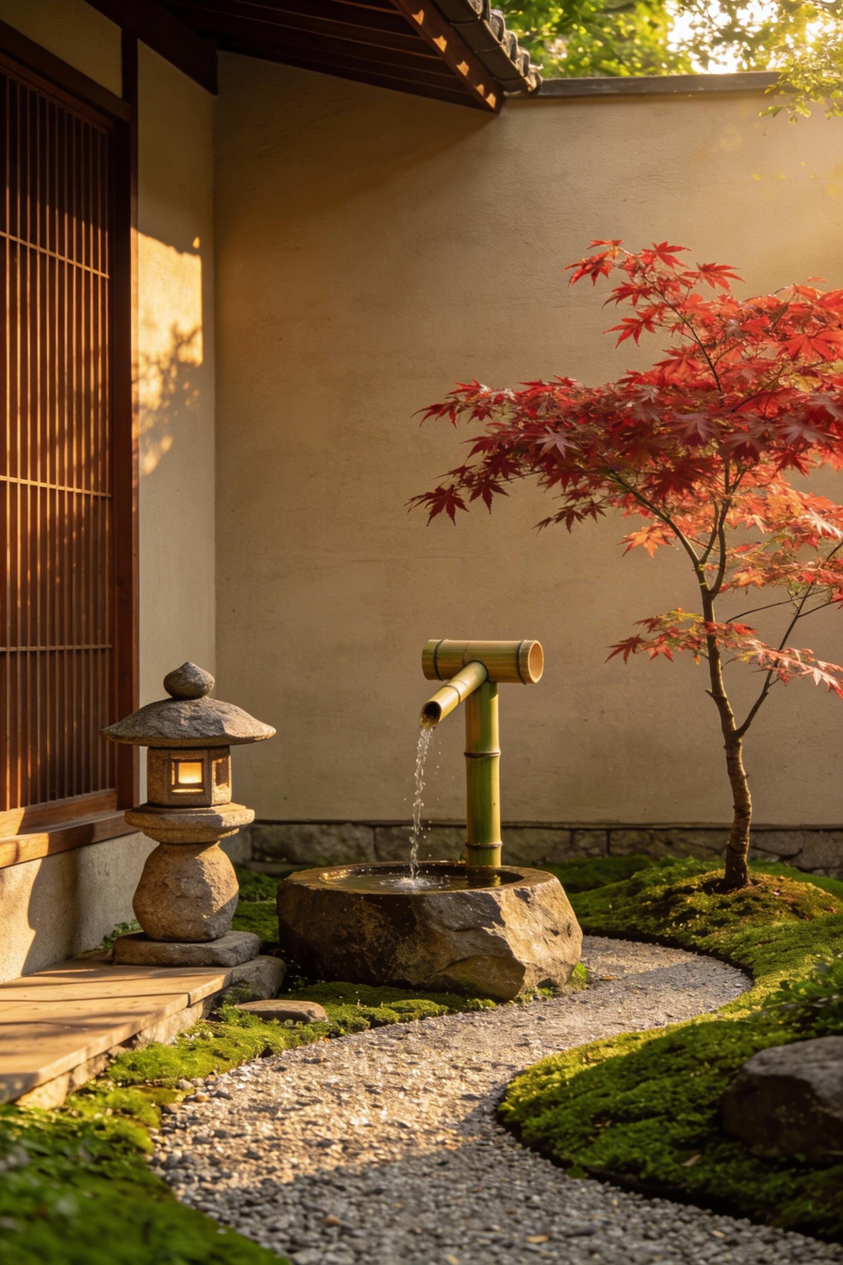 Try Japanese inspired minimalism with an uncluttered cooking zone