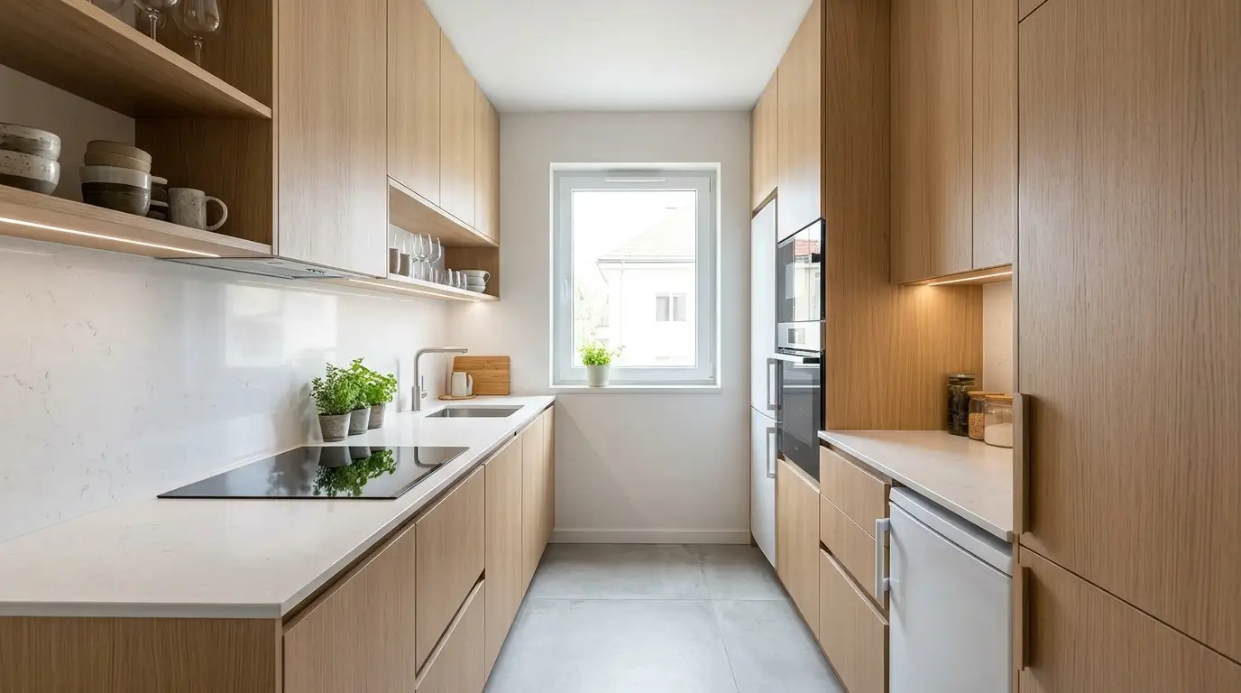 Parallel kitchen design 202603281329