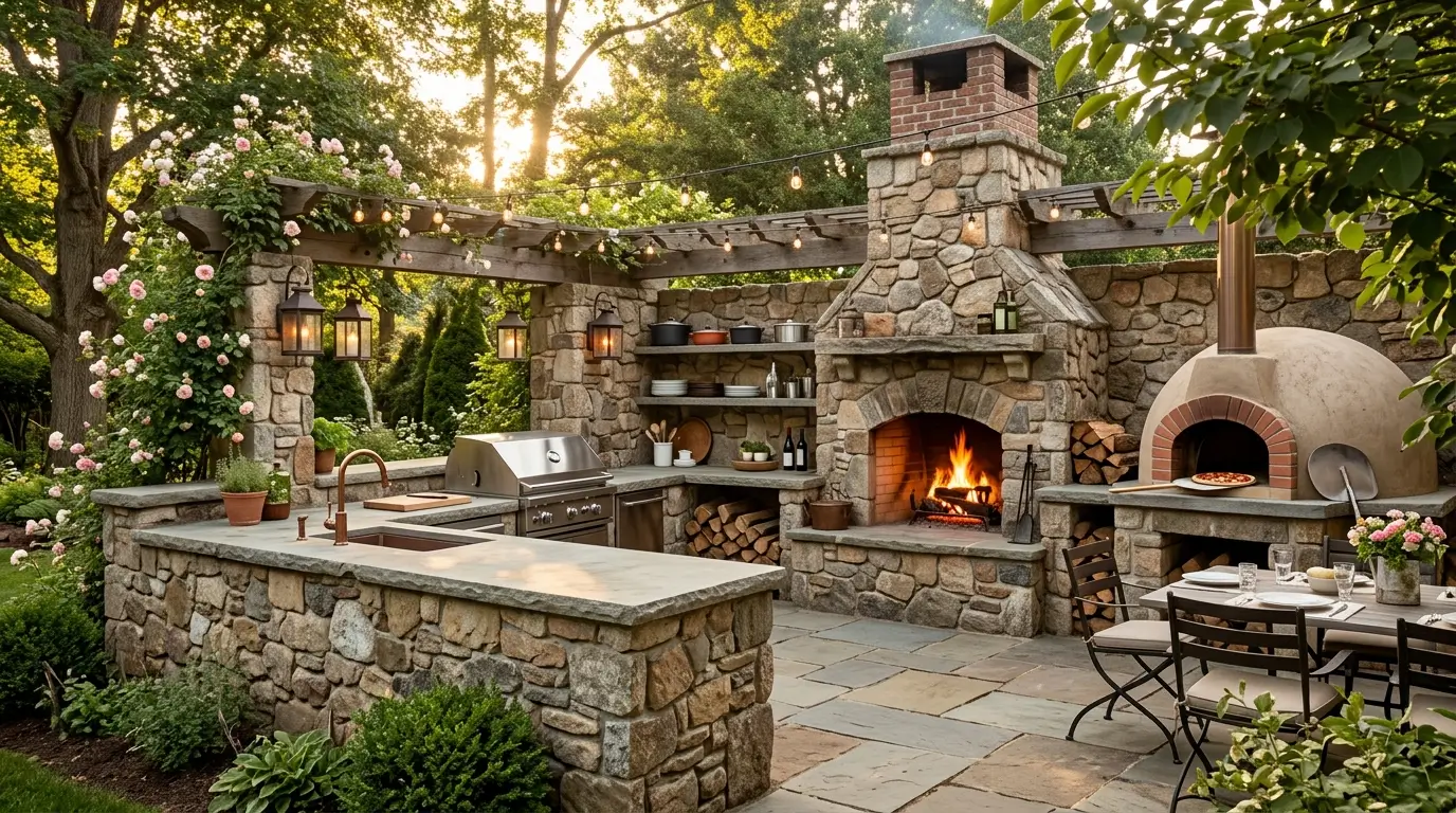 Rustic stone outdoor 202603280631