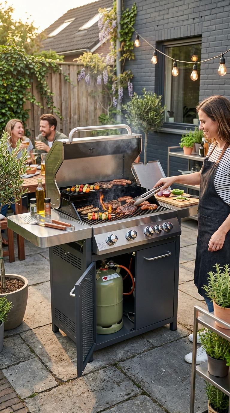 A Freestanding Grill Module as the Cooking Core