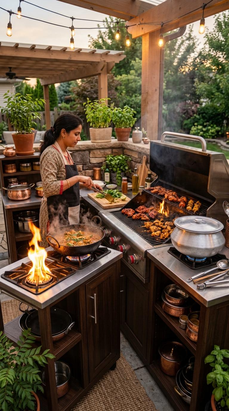 A Side Burner Module for Indian Cooking Requirements