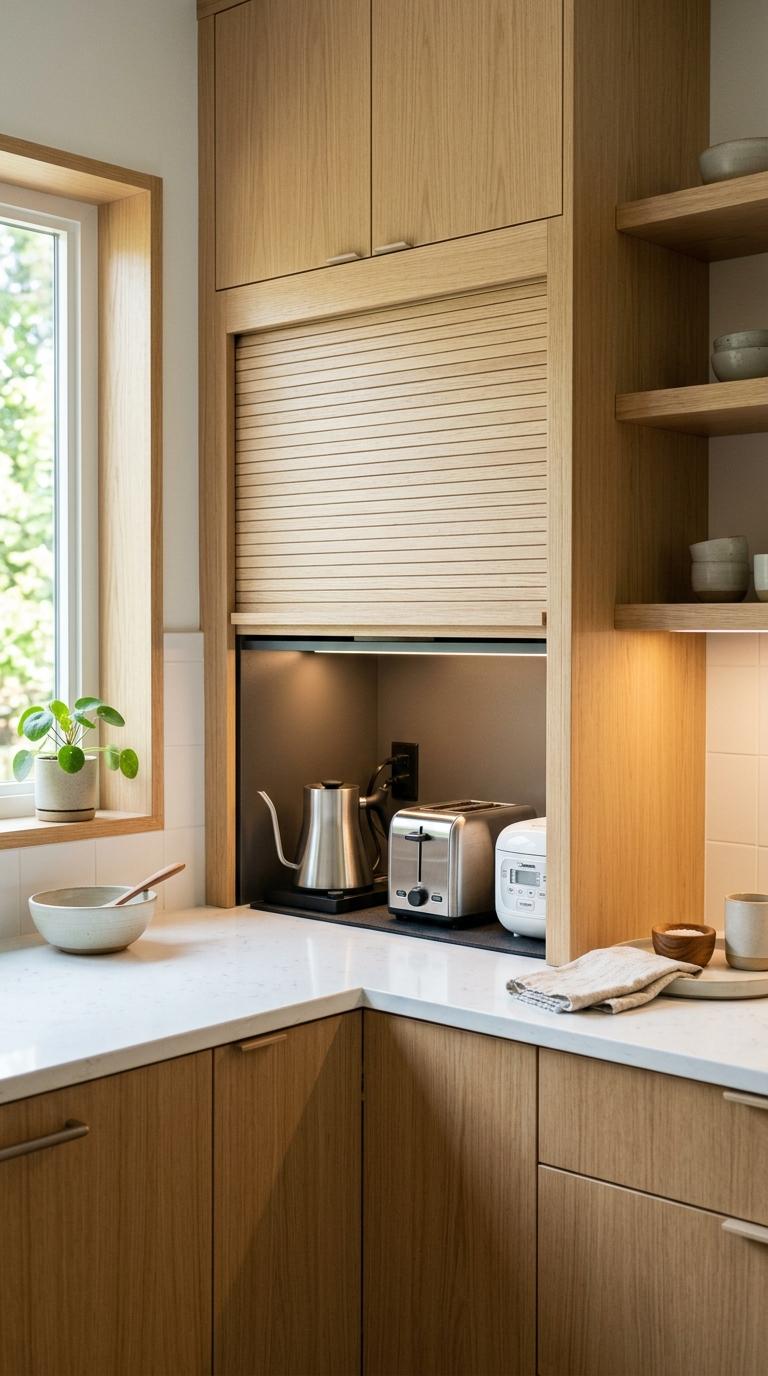 Appliance Garages to Reduce Counter Clutter