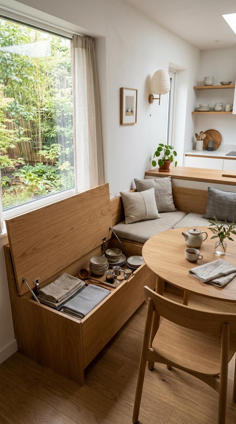 Bench Seating With Under-Seat Storage