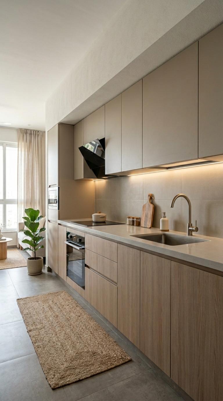 Choose Flat-Front Cabinetry