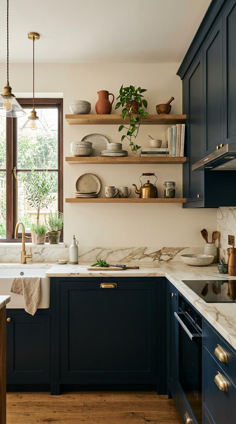 Curated Open Display within Closed Kitchen System