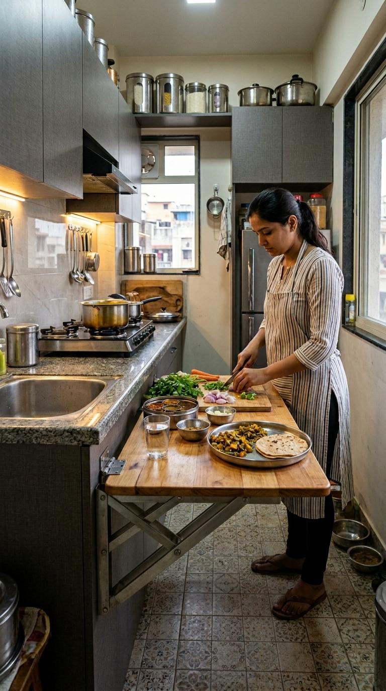 Fold-Out and Drop-Leaf Island Extensions