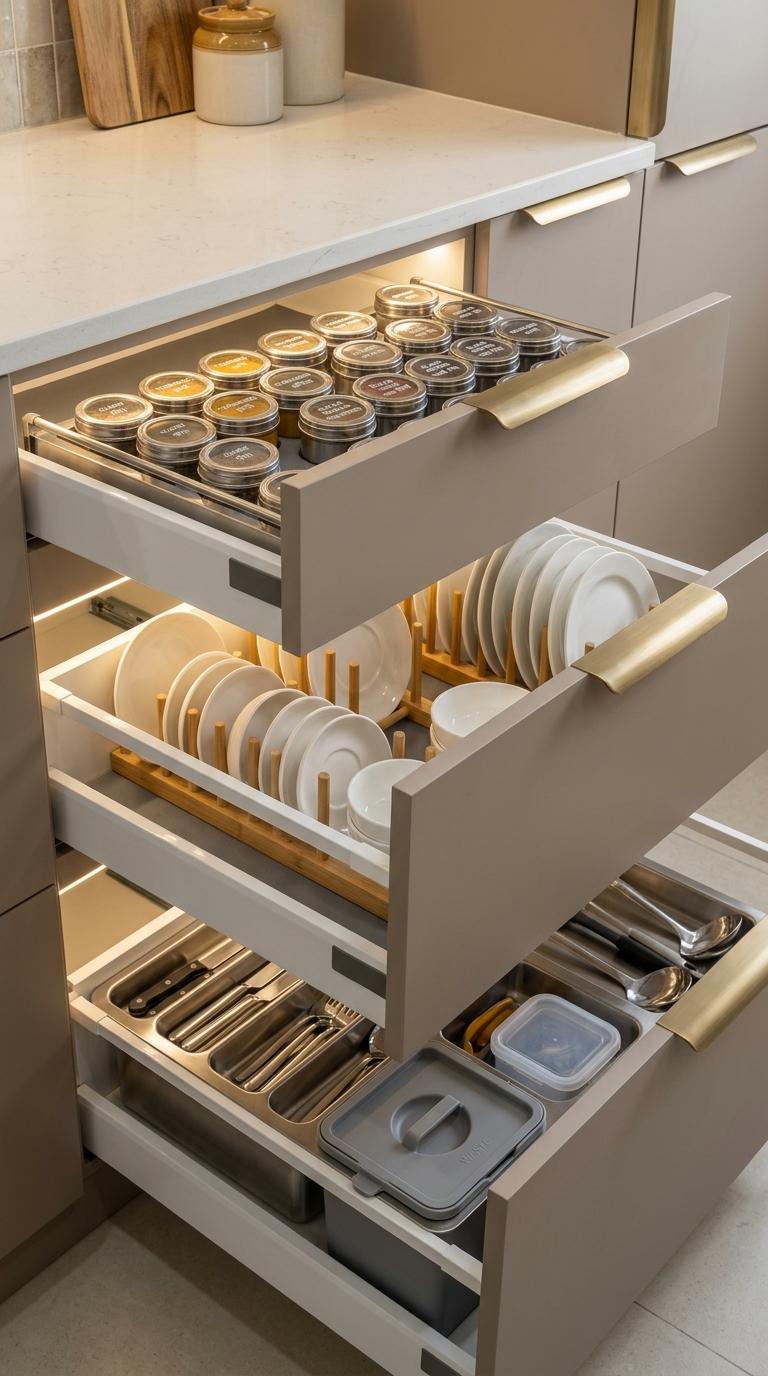 Include Smart Storage Inside Every Cabinet