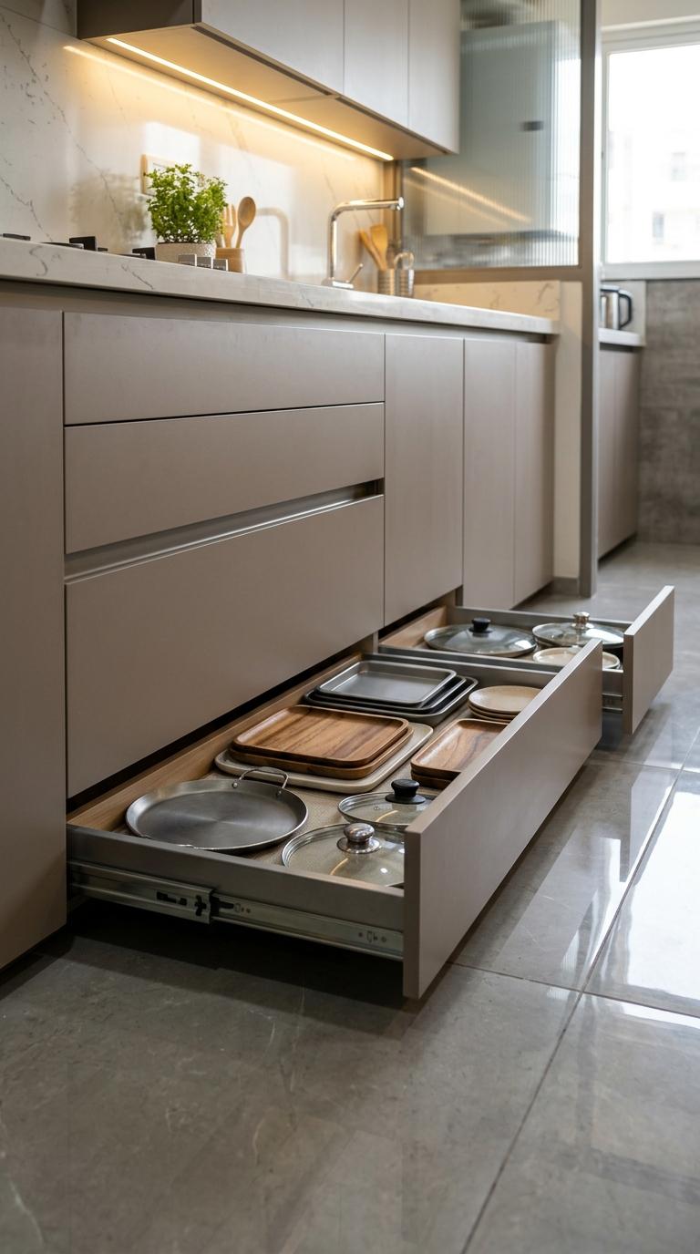 Integrated Storage Inside the Kickboard