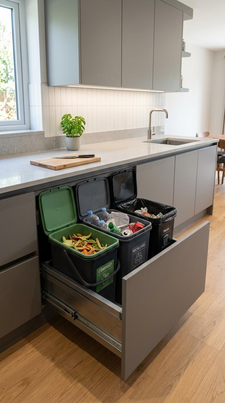 Integrated Waste and Recycling Stations