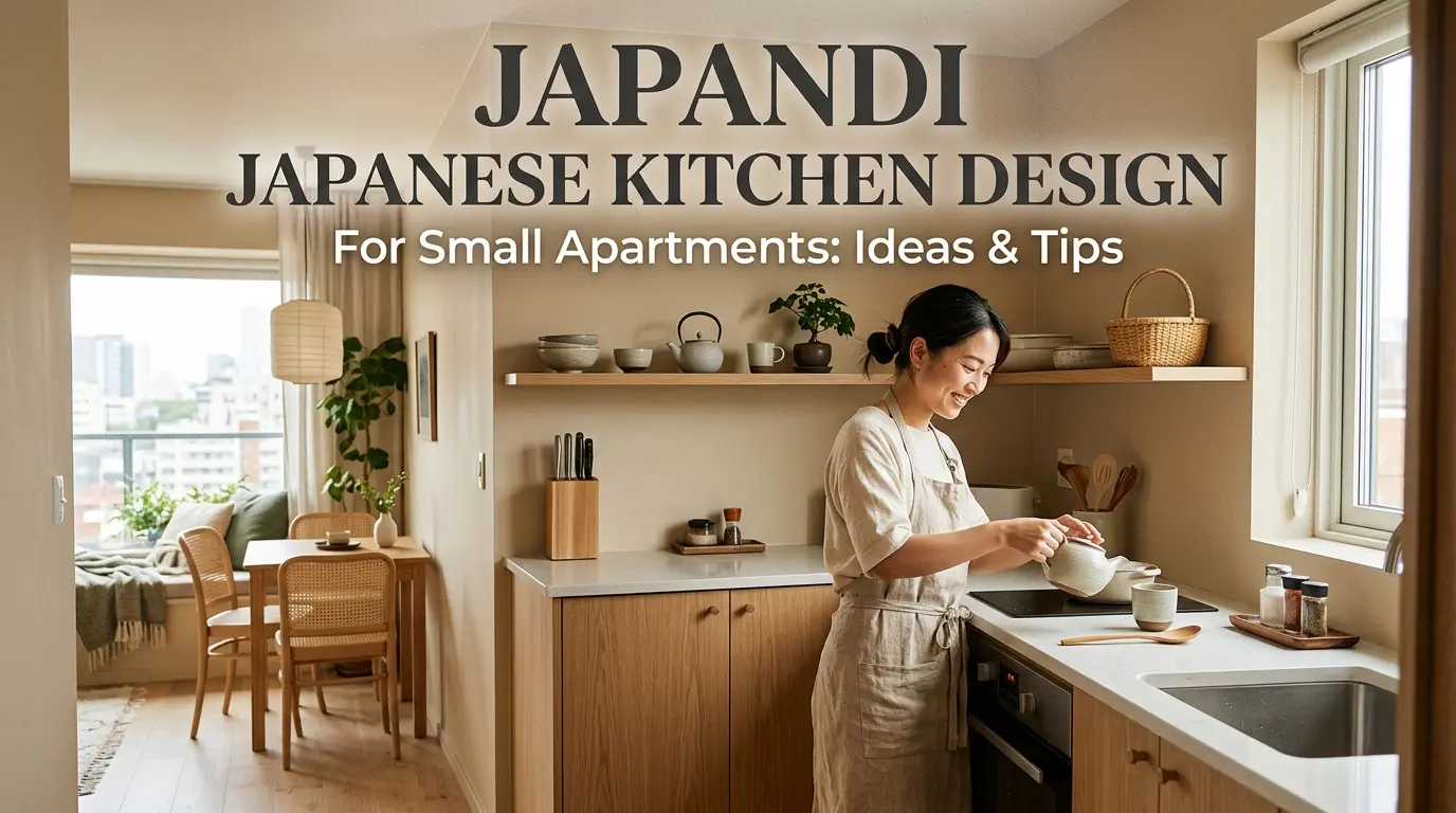 japandi japanese kitchen small apartments