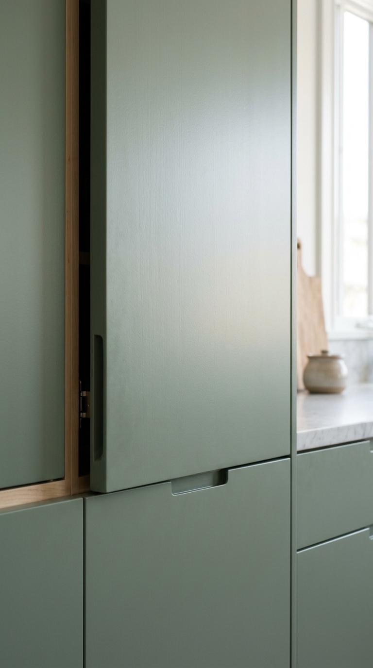 AI-generated visualization of Natural Oil and Wax Finishes for Solid Wood Cabinets