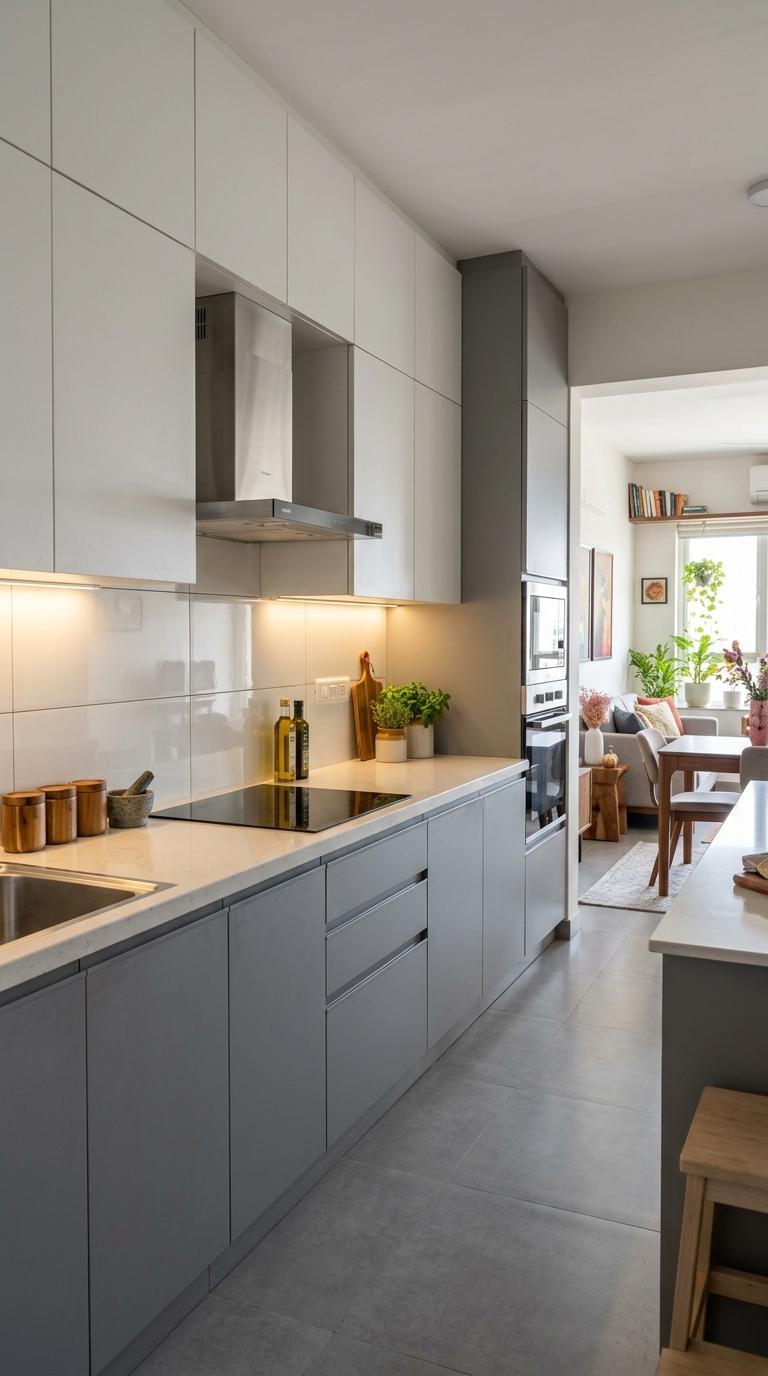 Opt for Handleless or Minimal Cabinet Fronts