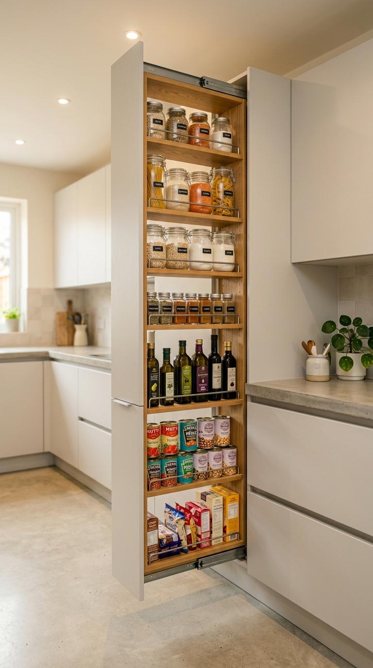 Pull-Out Pantry Columns