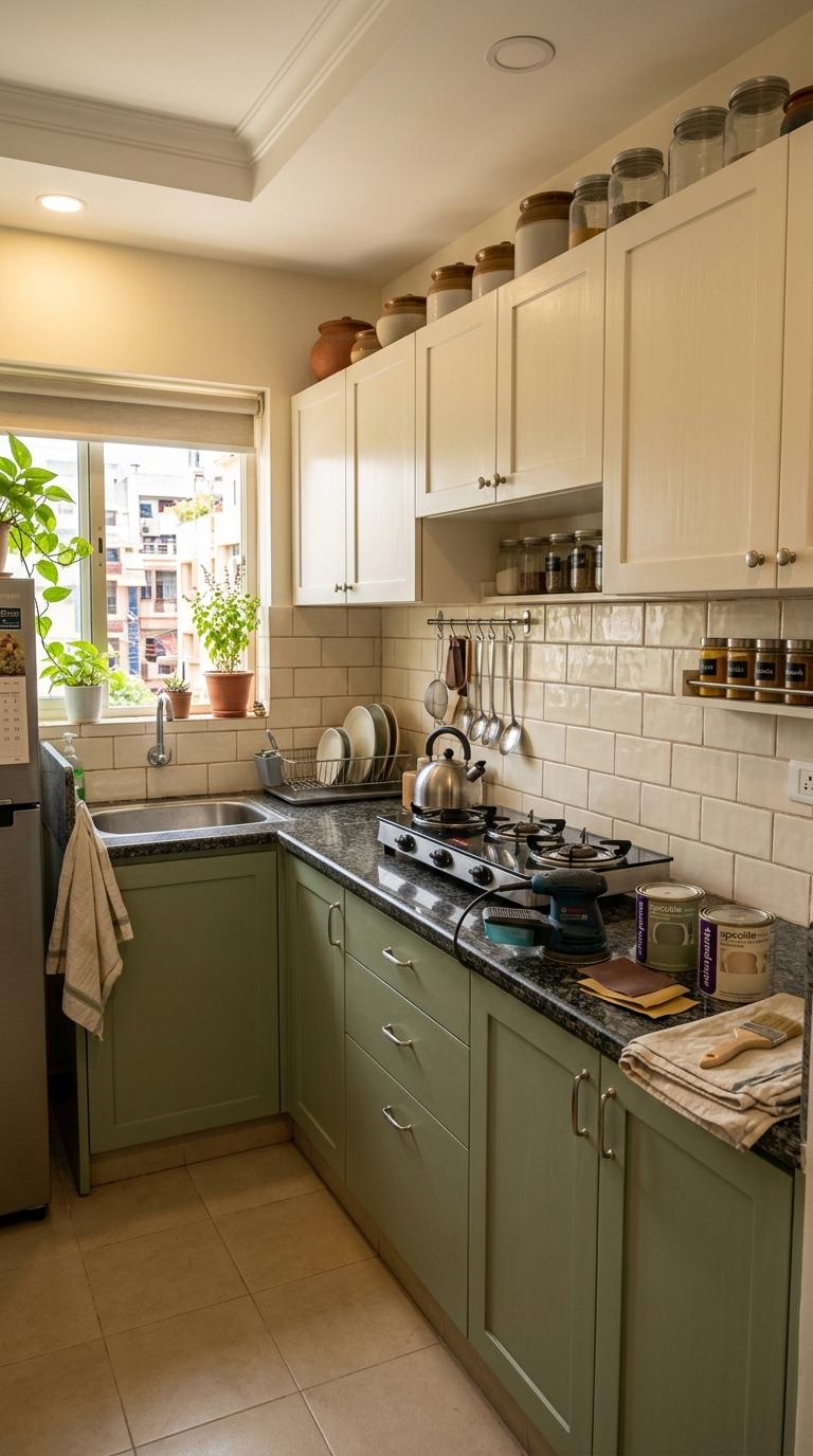 Repaint the Cabinets Instead of Replacing Them