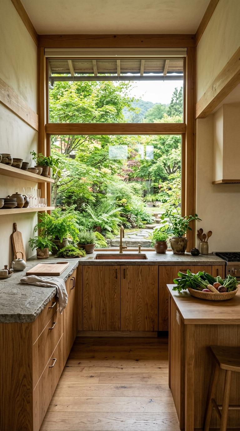 Satoyama Nature Connection in Kitchen Design