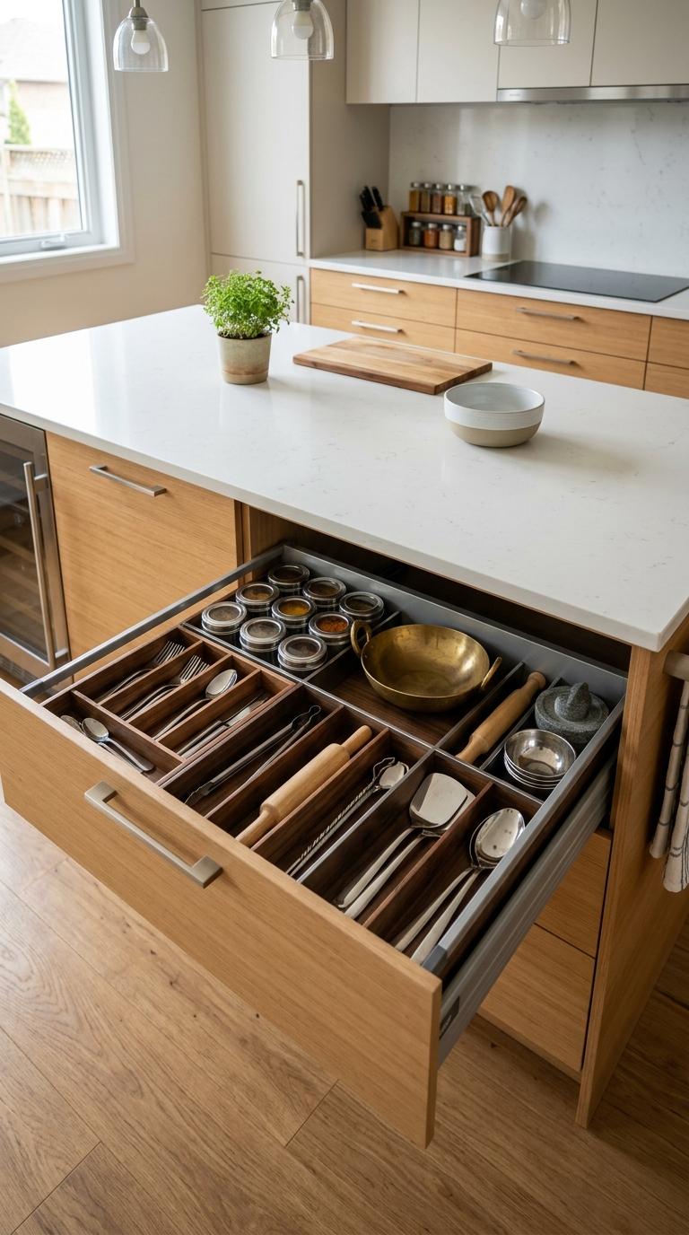 Smart Storage Modern Island