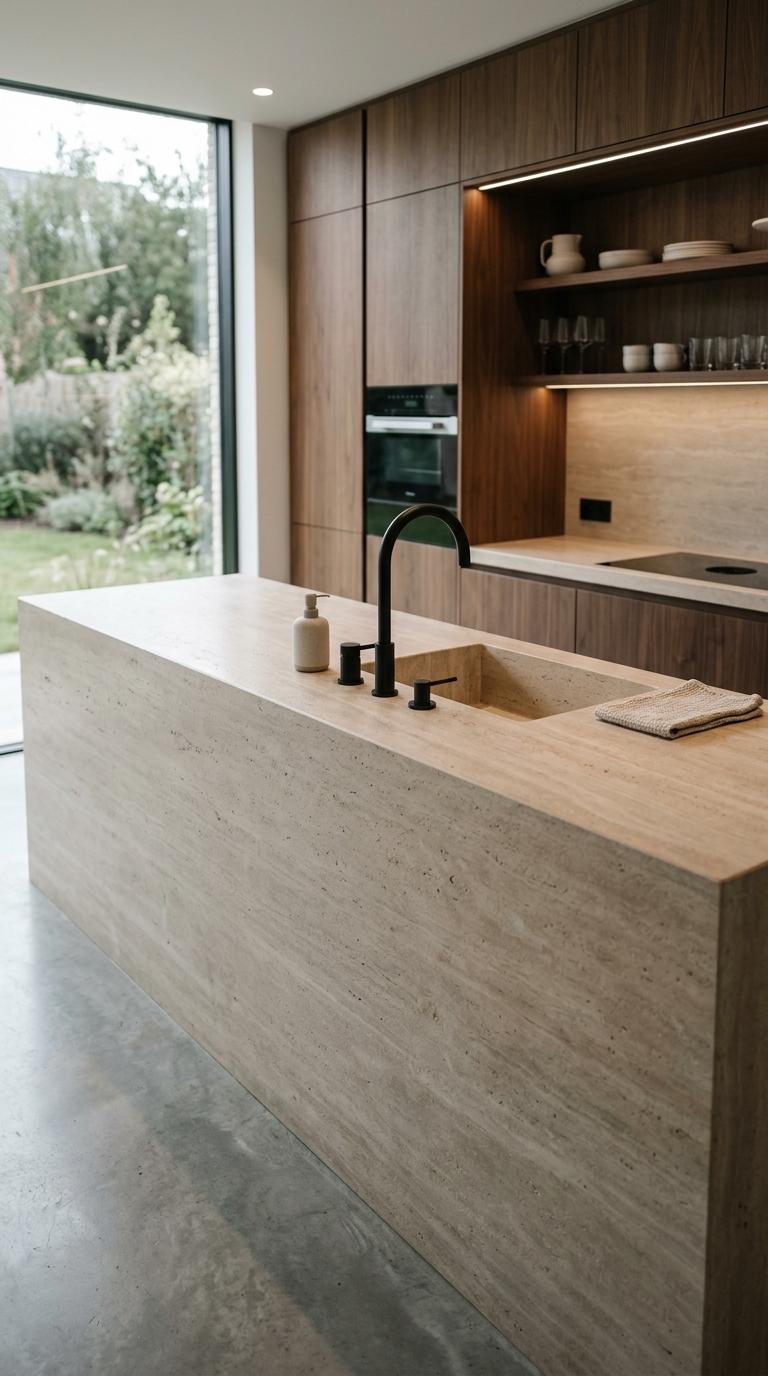 AI-generated visualization of Stone Material Selection for Maximum Monolithic Impact