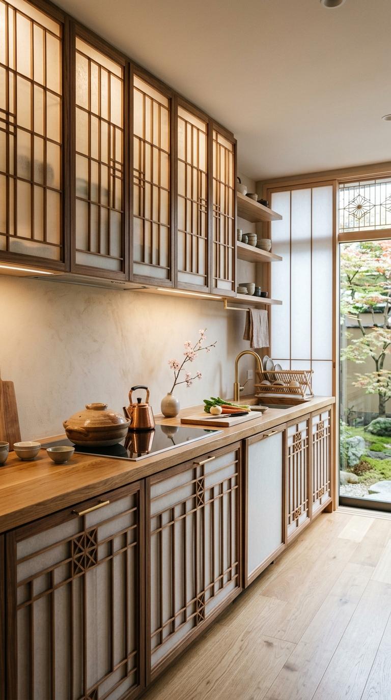 Tatami-Inspired Texture in Kitchen Surfaces