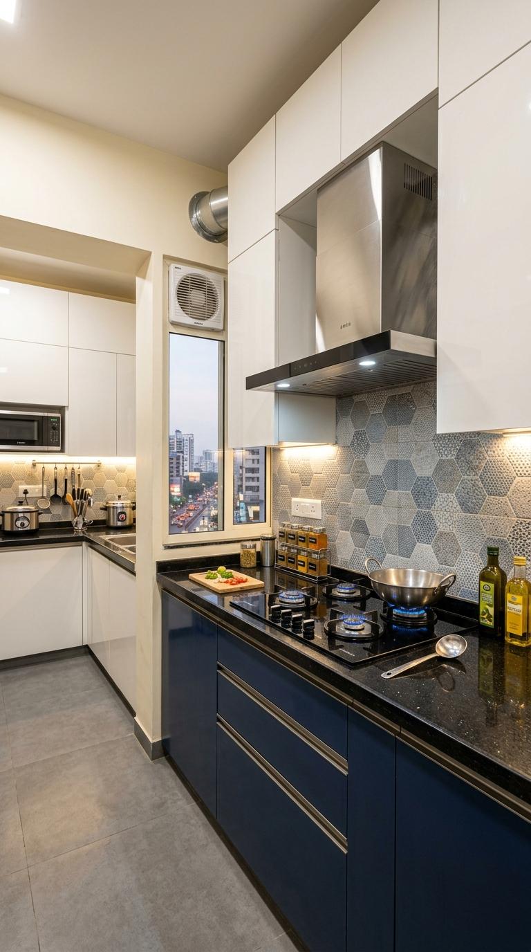 The Chimney Position Determines the Cooktop Position