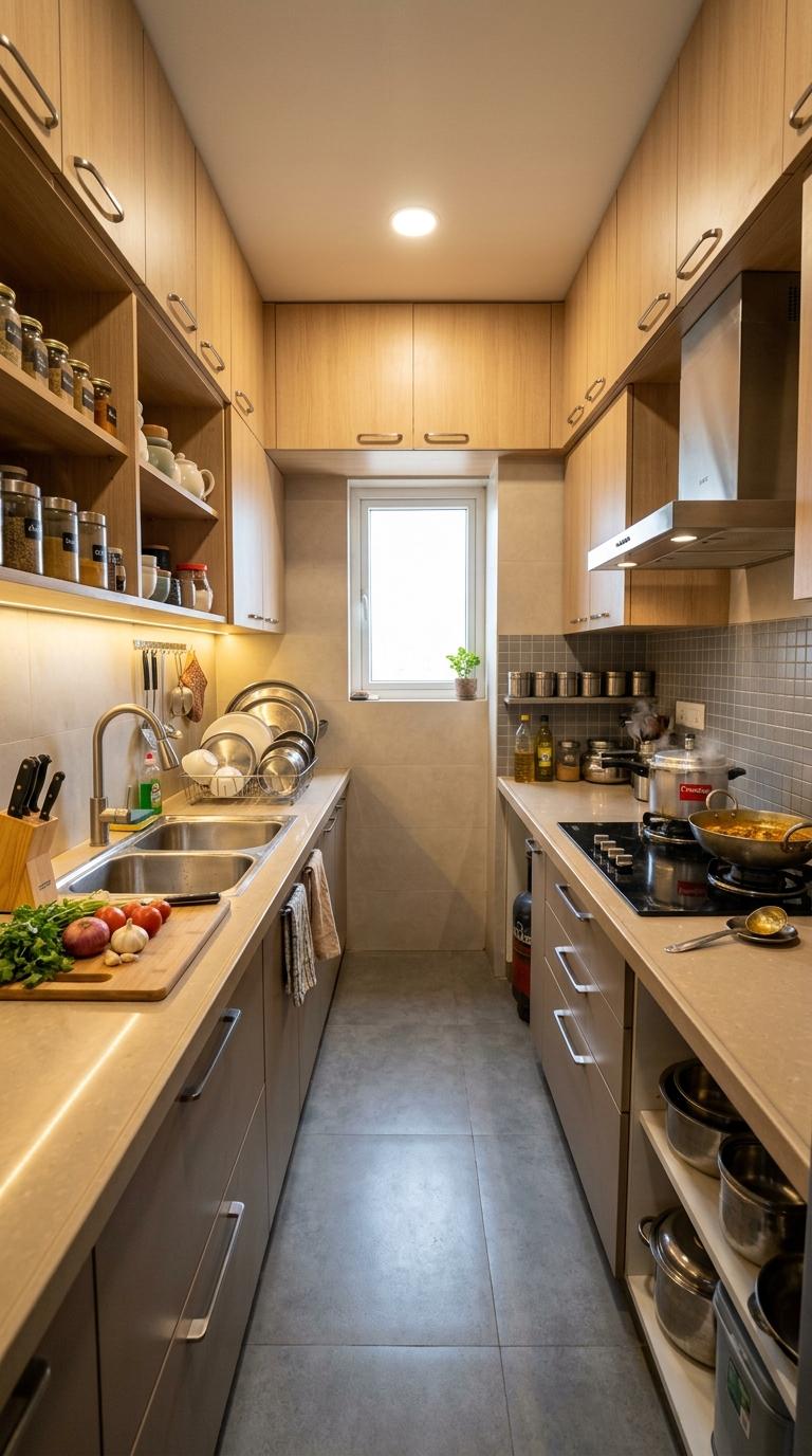 The Galley Layout for Maximum Counter Length