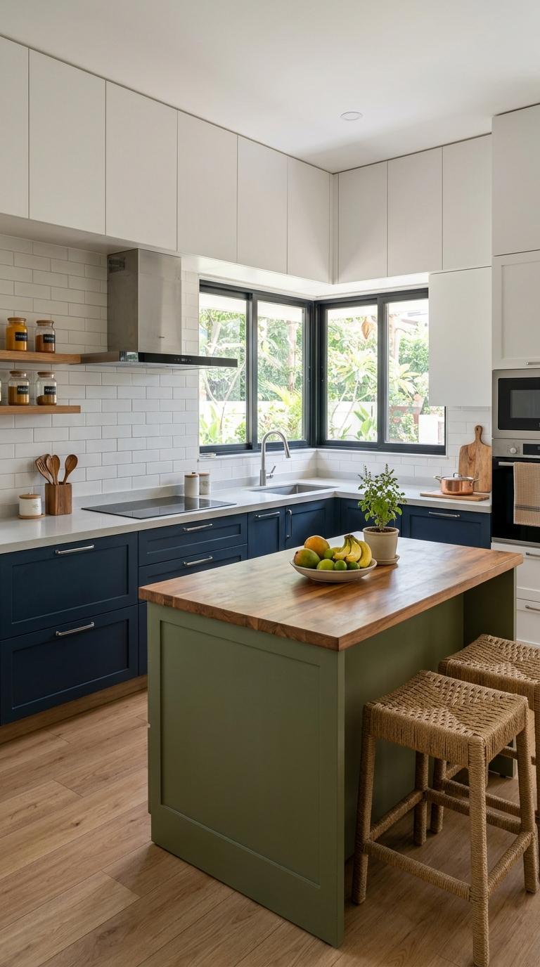 Two-Tone Matte Cabinetry