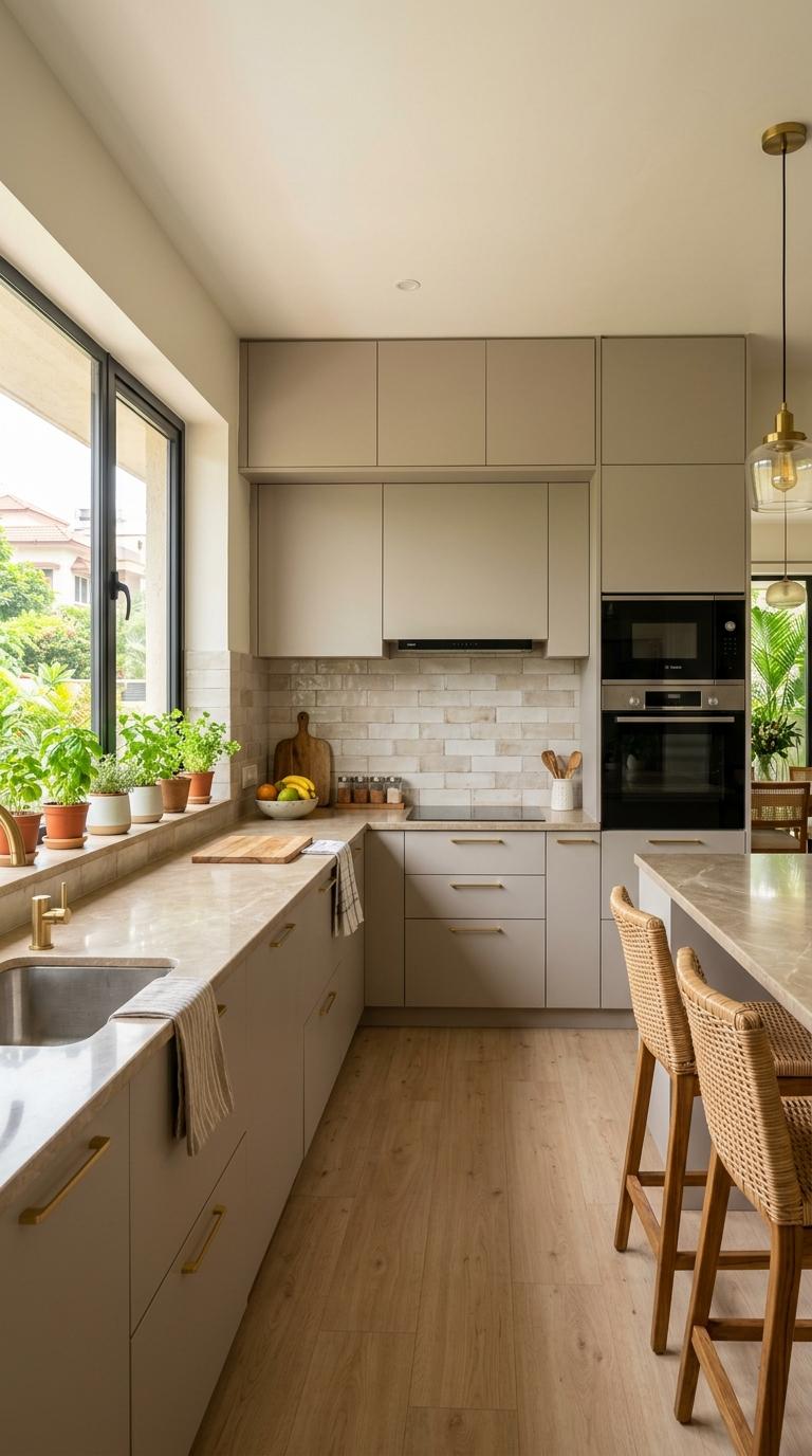 Warm Greige for a Soft Contemporary Look