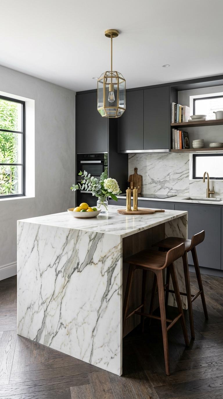 Waterfall Marble Island as a Design Statement