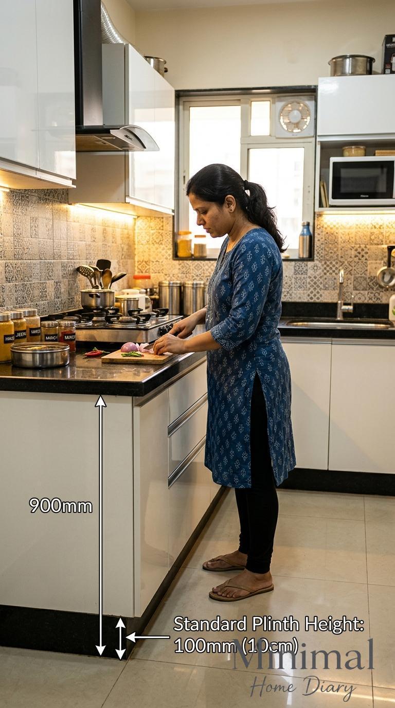 Standard Plinth Height and Its Limitations for Indian Kitchens