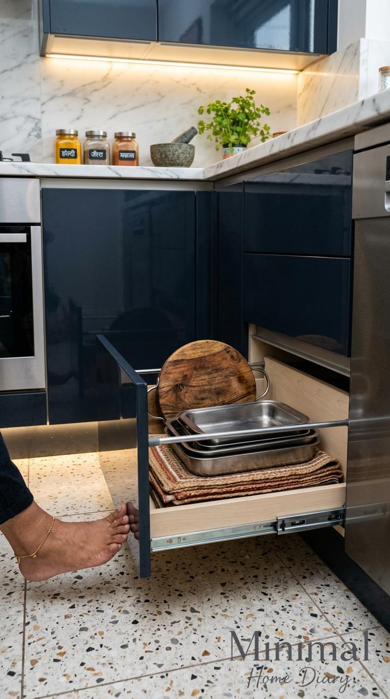Toekick Drawer Storage and Its Impact on Plinth Ergonomics